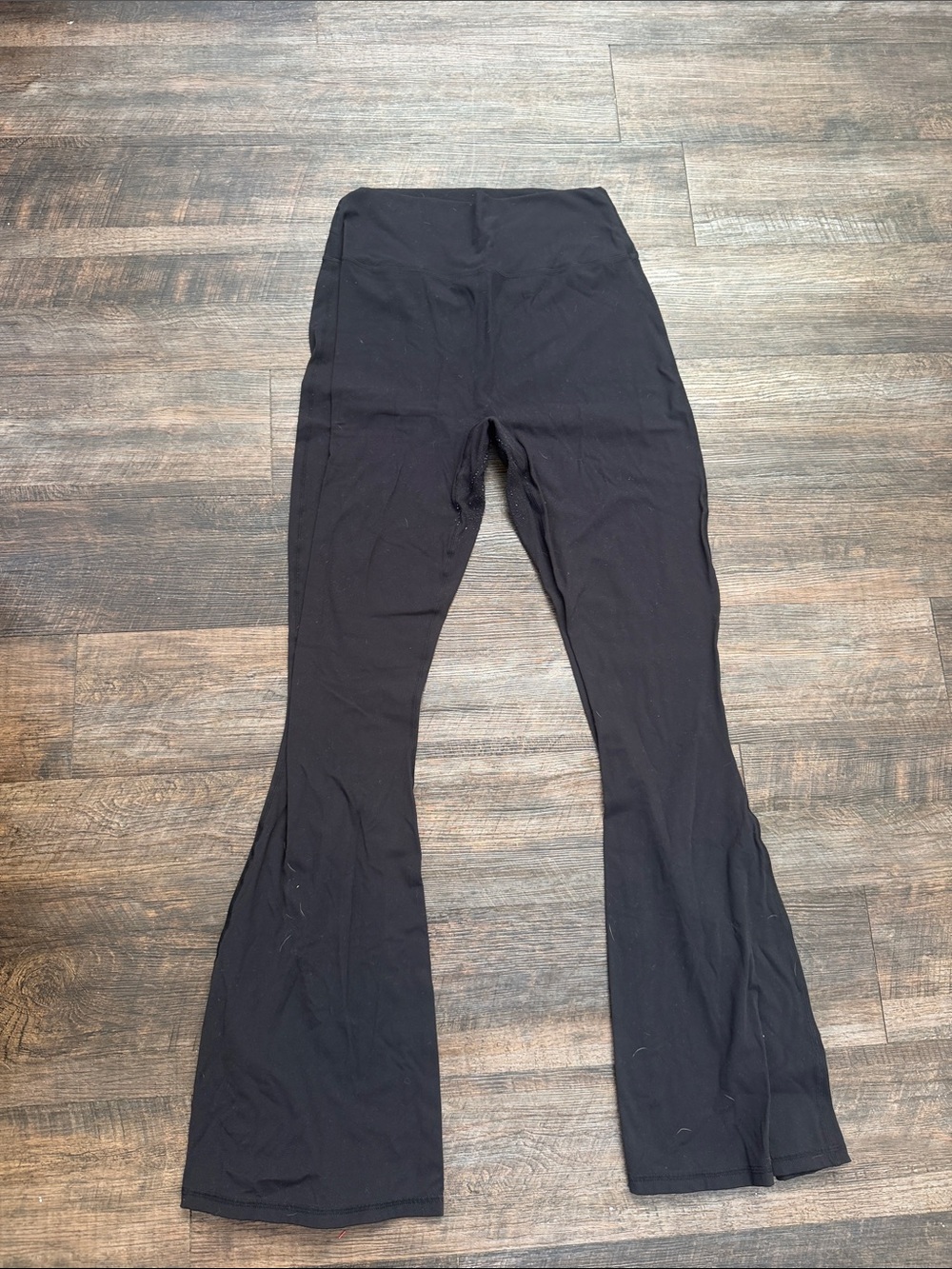 Black buff bunny flared legging